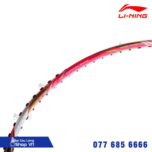 Công nghệ Aerotec Beam System của vợt Lining Aeronut 7000i màu đen giúp năng suất khung vợt mạnh mẽ