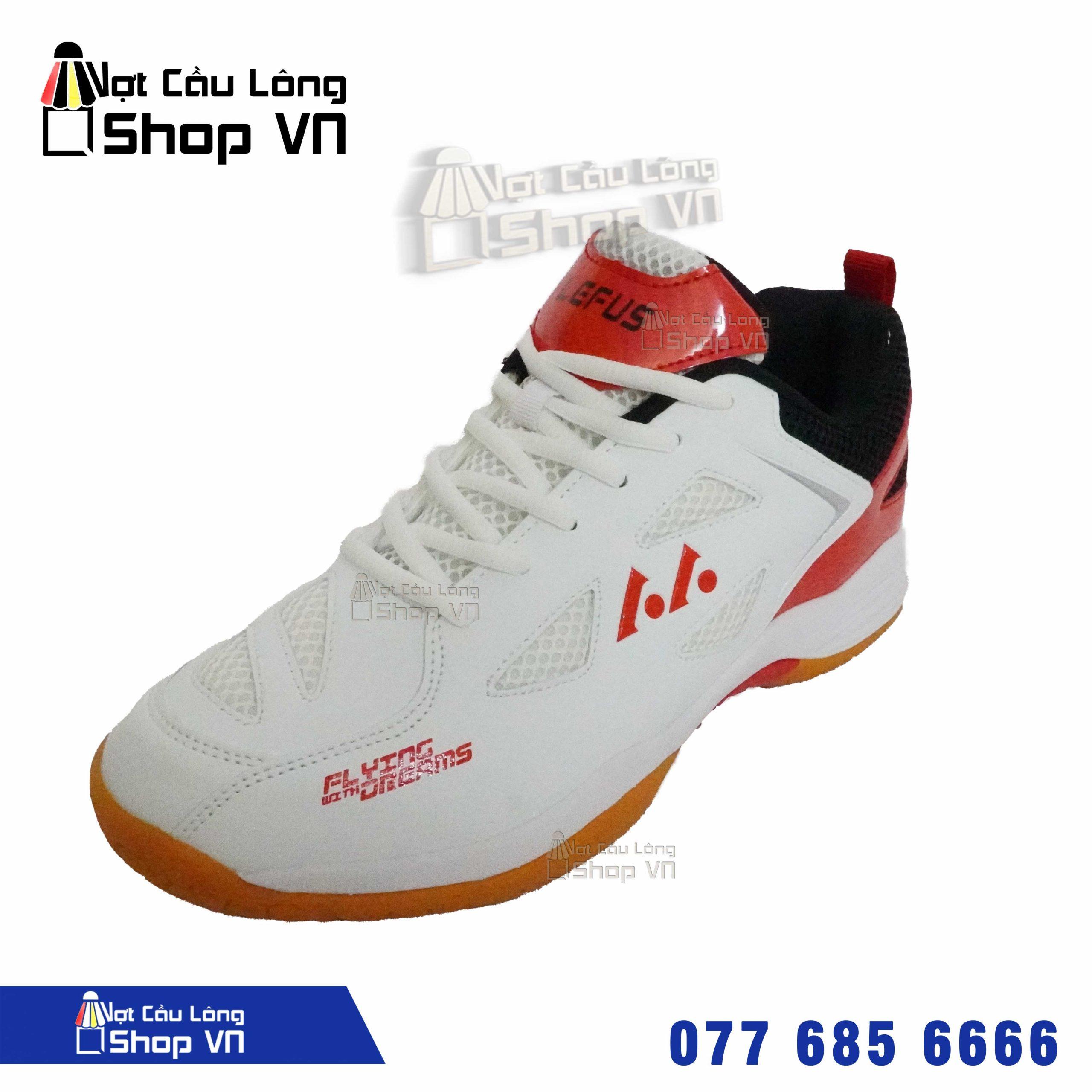 Giày Cầu Lông Lefus L022 Trắng/đỏ