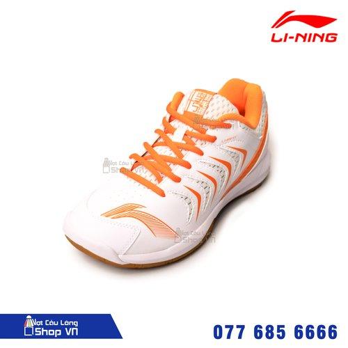 Giày Cầu Lông Lining Aytr044-1 Trắng/cam Chính Hãng