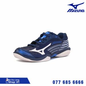 Giày Cầu Lông Mizuno Wave Claw 2 Wide (71ga211301) Xanh Navy