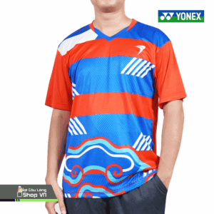 Áo cầu lông Flypower Mandalawangi 12 Navy/Red