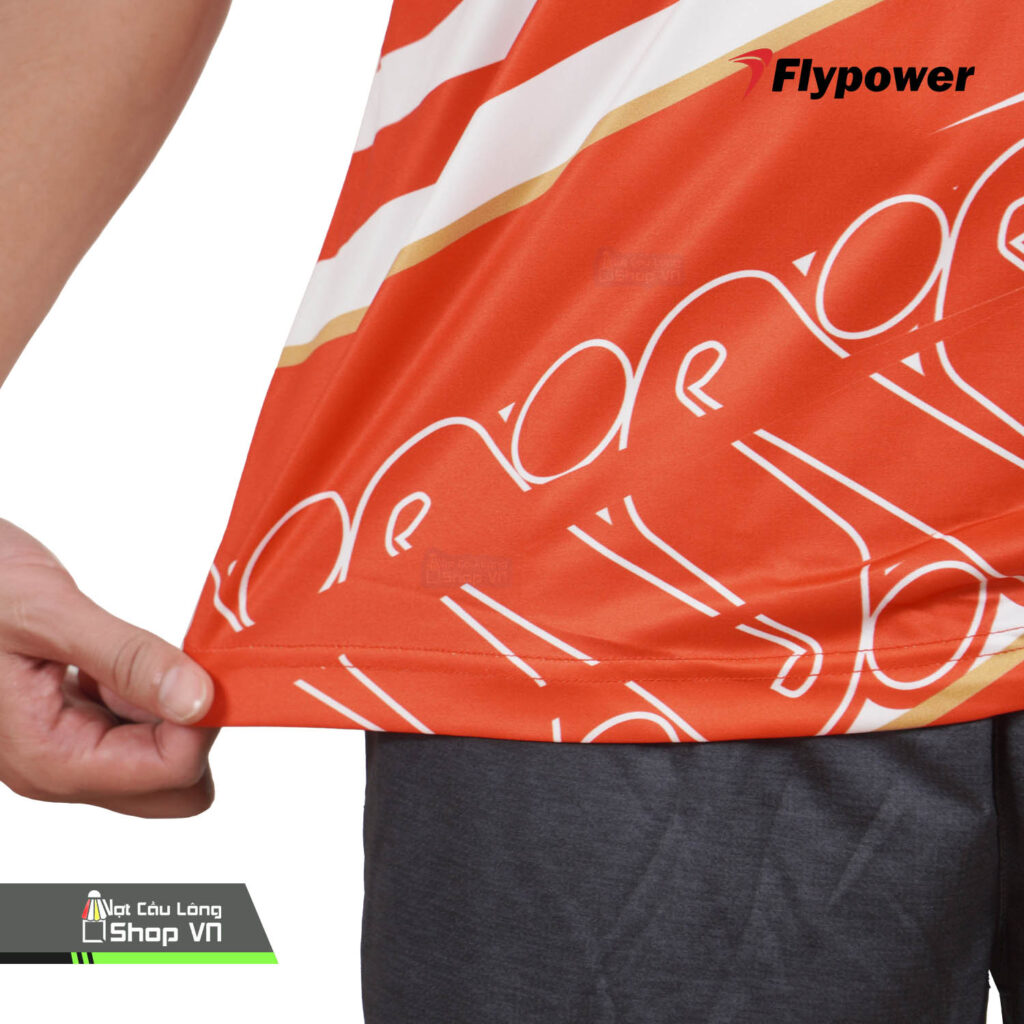 Áo cầu lông Flypower Rinjani 11 màu đỏ