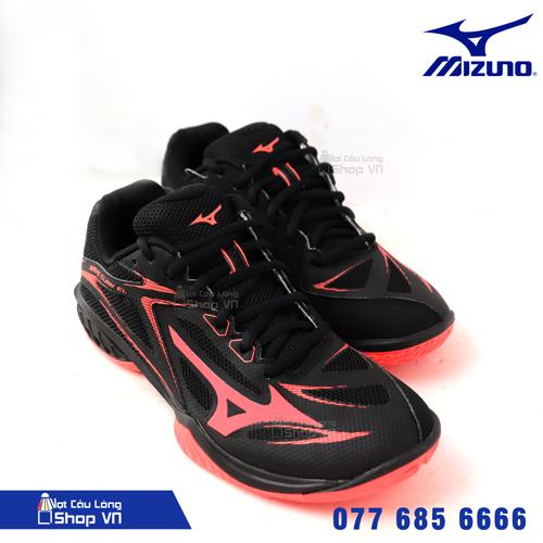 Giày cầu lông Wave Claw EL đen đỏ