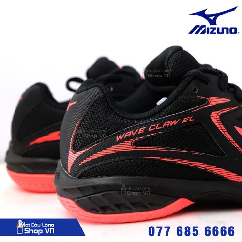 Giày Mizuno Wave Claw EL đen đỏ
