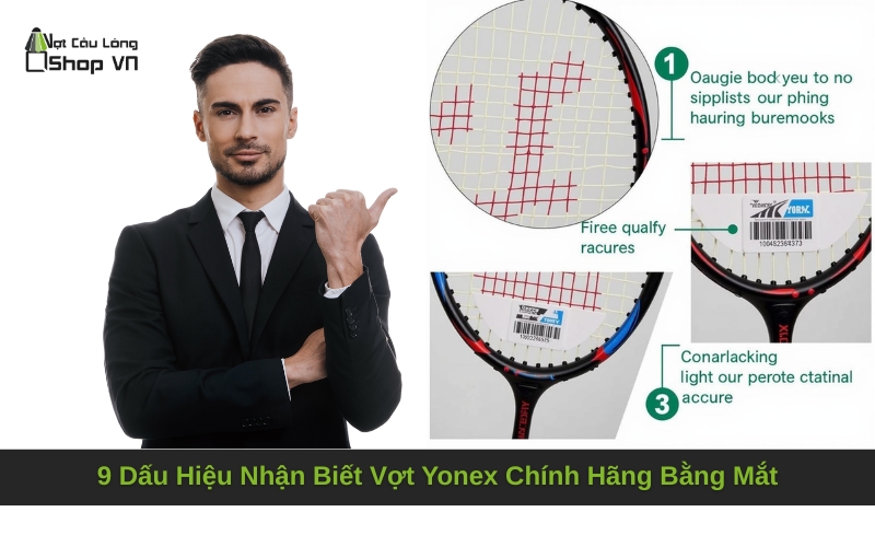 9 Dấu Hiệu Nhận Biết Vợt Yonex Chính Hãng Bằng Mắt