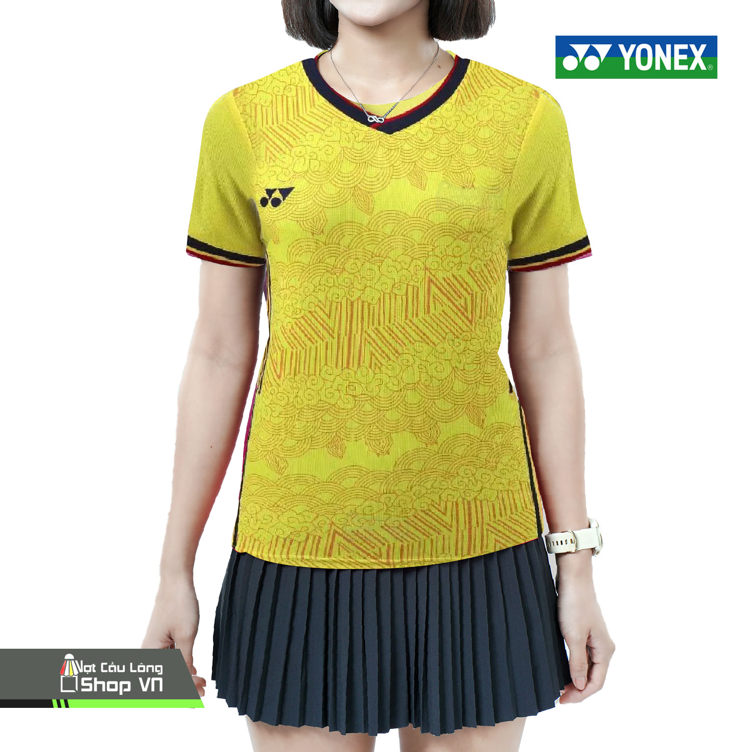 Áo Cầu Lông Yonex 6096b Vàng