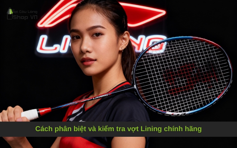 Cách phân biệt và kiểm tra vợt Lining chính hãng