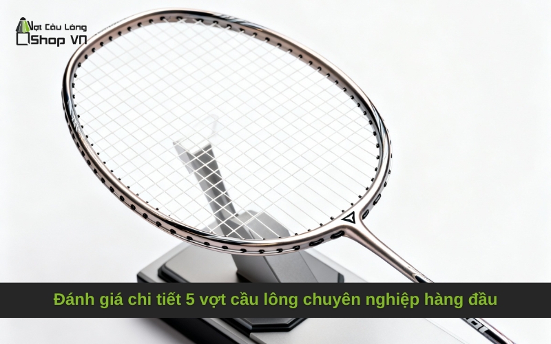 Đánh giá chi tiết 5 vợt cầu lông chuyên nghiệp hàng đầu