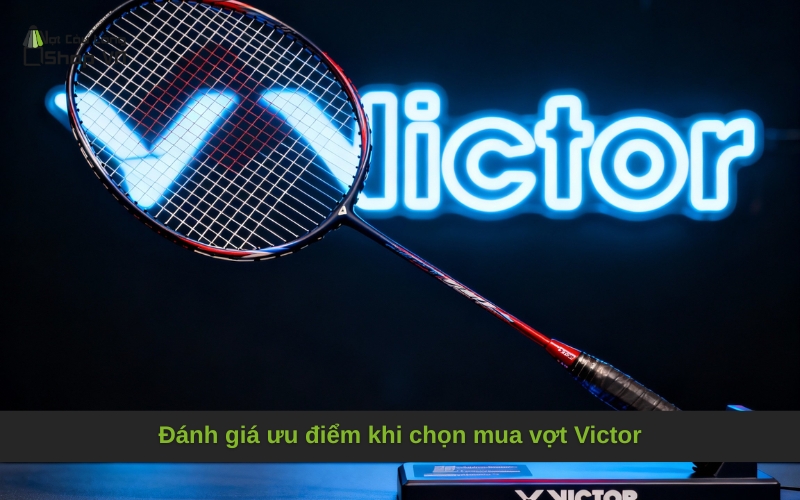 Đánh giá ưu điểm khi chọn mua vợt Victor