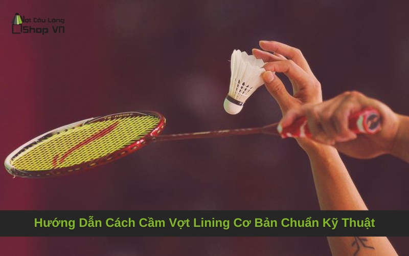 Hướng Dẫn Cách Cầm Vợt Lining Cơ Bản Chuẩn Kỹ Thuật