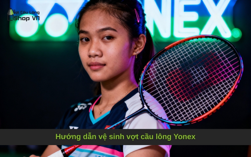 Hướng dẫn vệ sinh vợt cầu lông Yonex