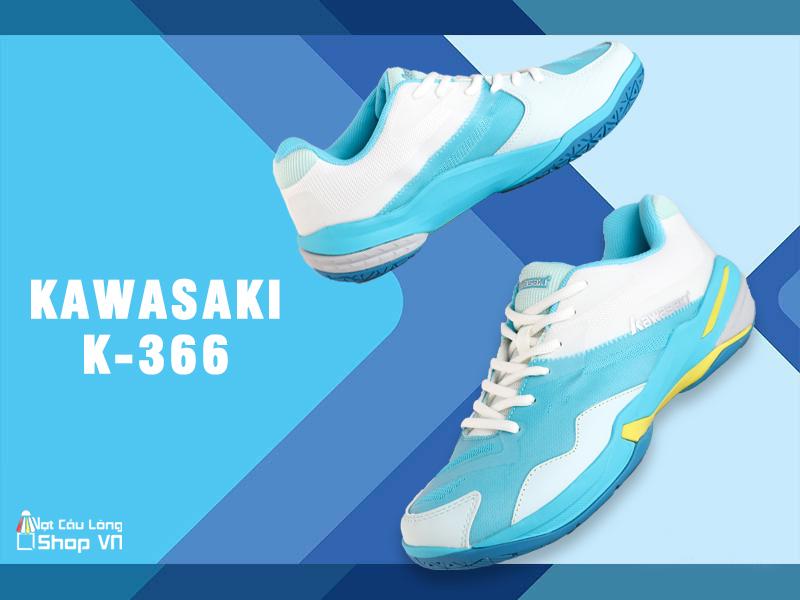 Kawasaki K366 trắng xanh studio