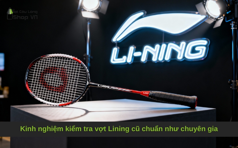 Kinh nghiệm kiểm tra vợt Lining cũ chuẩn như chuyên gia