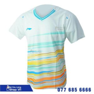 Áo Cầu Lông Lining 363 Trắng/vàng