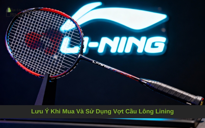 Lưu Ý Khi Mua Và Sử Dụng Vợt Cầu Lông Lining
