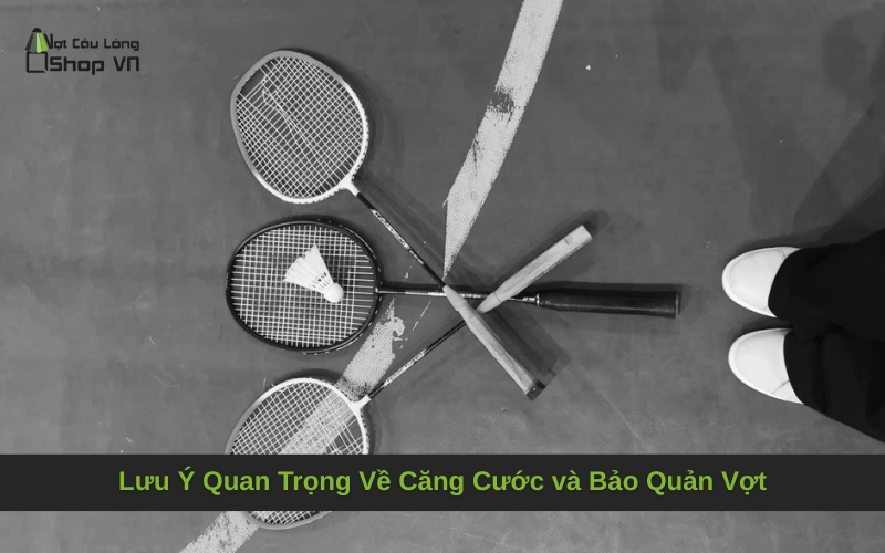 Lưu Ý Quan Trọng Về Căng Cước và Bảo Quản Vợt