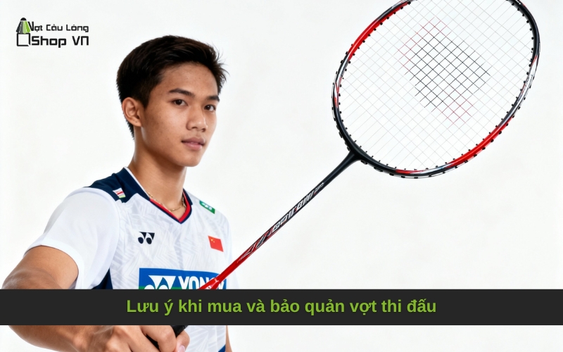 Lưu ý khi mua và bảo quản vợt thi đấu