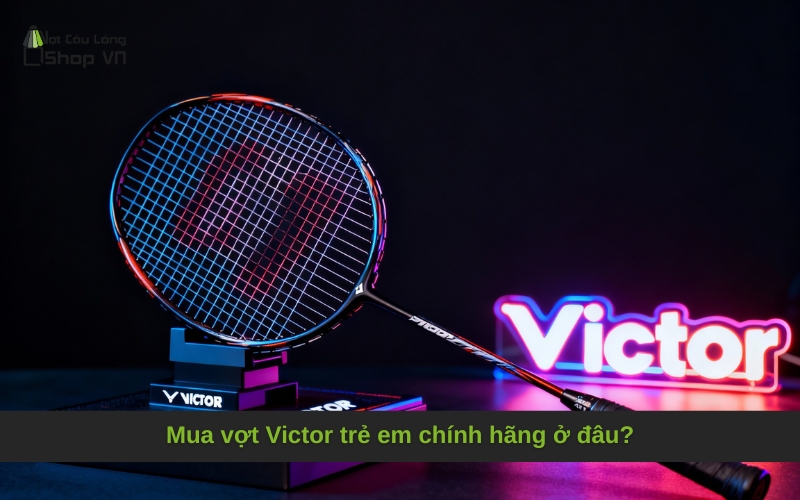 Mua vợt Victor trẻ em chính hãng ở đâu?