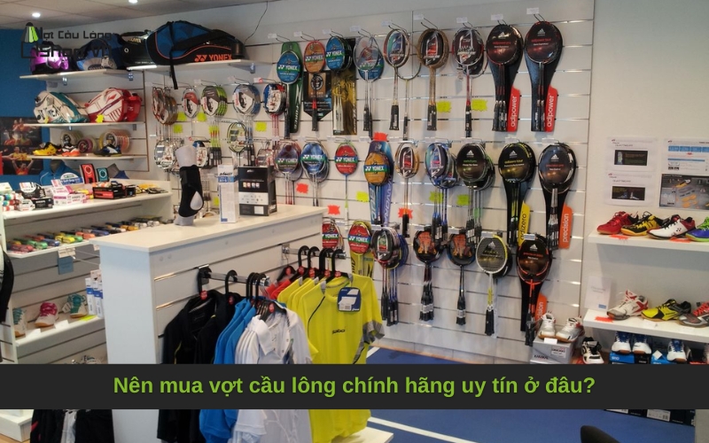 Nên mua vợt cầu lông chính hãng uy tín ở đâu