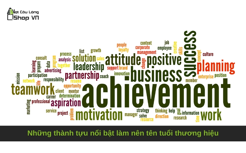 Những thành tựu nổi bật làm nên tên tuổi thương hiệu