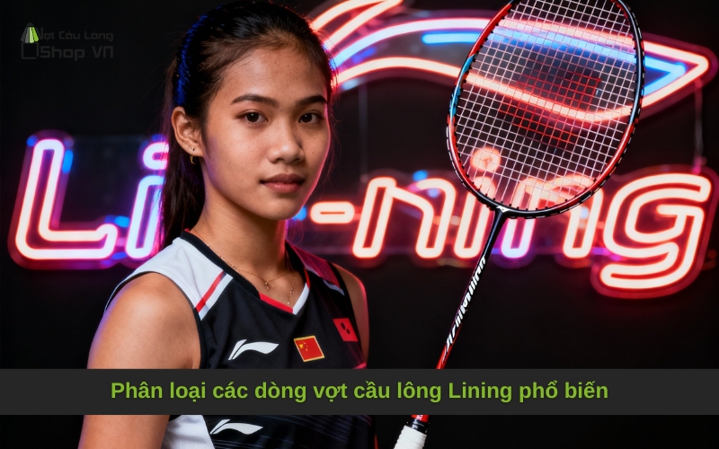 Phân loại các dòng vợt cầu lông Lining phổ biến