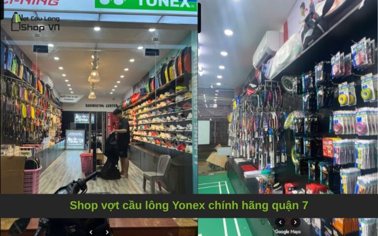 Shop vợt cầu lông Yonex chính hãng quận 7