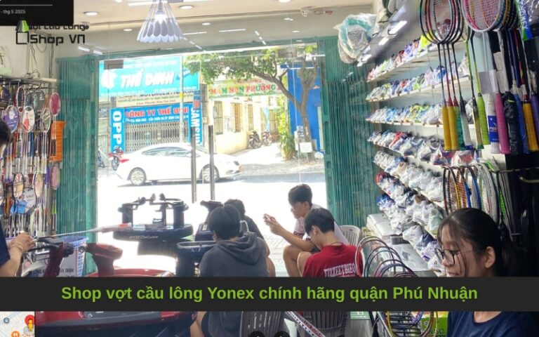 Shop vợt cầu lông Yonex chính hãng quận Phú Nhuận