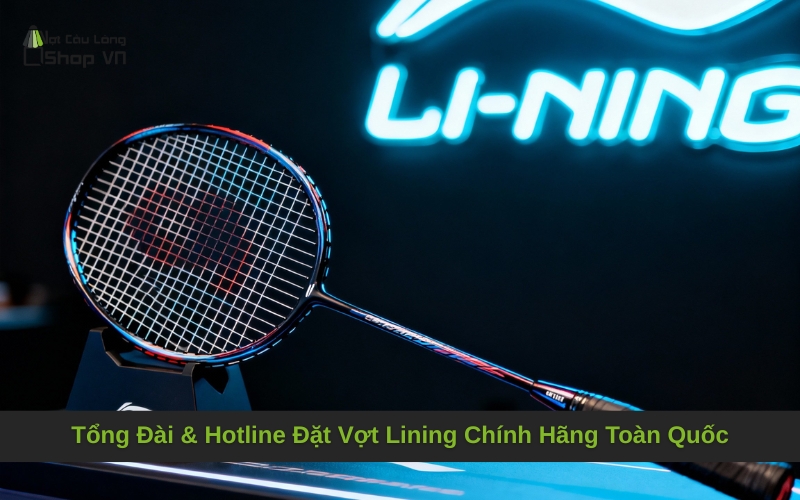Tổng Đài & Hotline Đặt Vợt Lining Chính Hãng Toàn Quốc