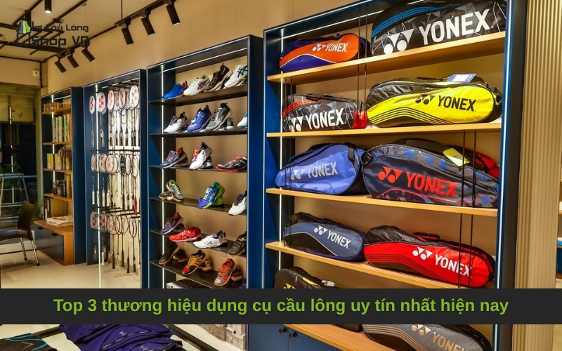 Top 3 thương hiệu dụng cụ cầu lông uy tín nhất hiện nay