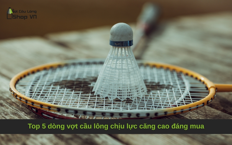 Top 5 dòng vợt cầu lông chịu lực căng cao đáng mua