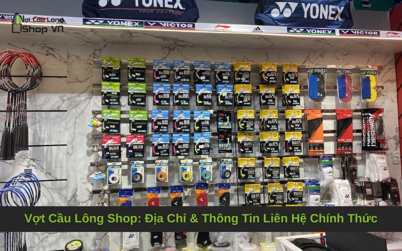 Vợt Cầu Lông Shop: Địa Chỉ & Thông Tin Liên Hệ Chính Thức