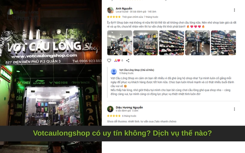 Votcaulongshop có uy tín không? Dịch vụ thế nào?