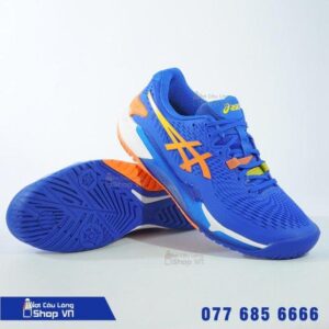 Giày Cầu Lông Asics Gel-resolution 9 Xanh Dương (bl)
