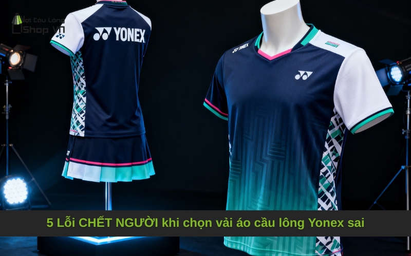 5 Lỗi CHẾT NGƯỜI khi chọn vải áo cầu lông Yonex sai