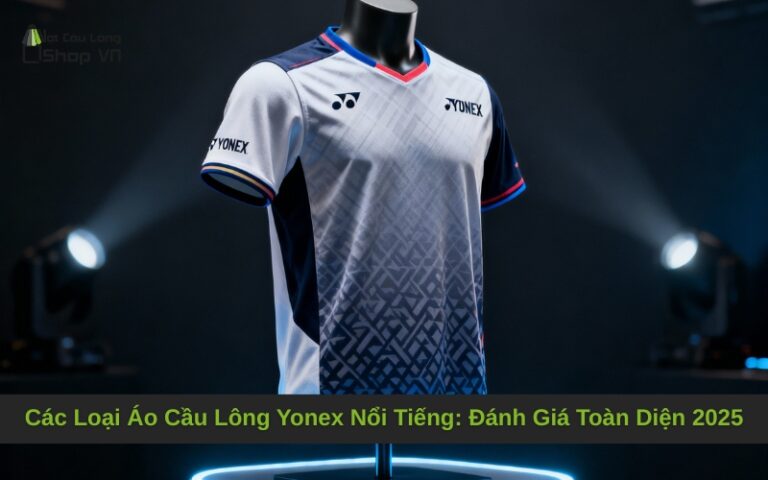 Các Loại Áo Cầu Lông Yonex Nổi Tiếng: Đánh Giá Toàn Diện 2025