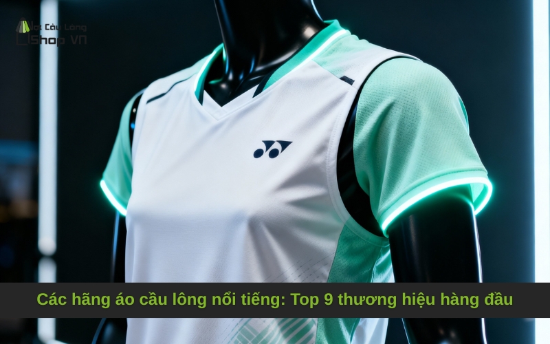 Các hãng áo cầu lông nổi tiếng: Top 9 thương hiệu hàng đầu