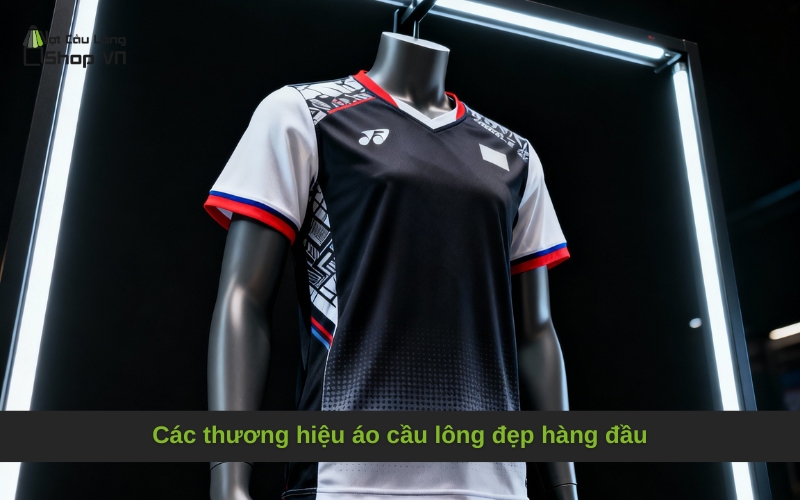 Các thương hiệu áo cầu lông đẹp hàng đầu