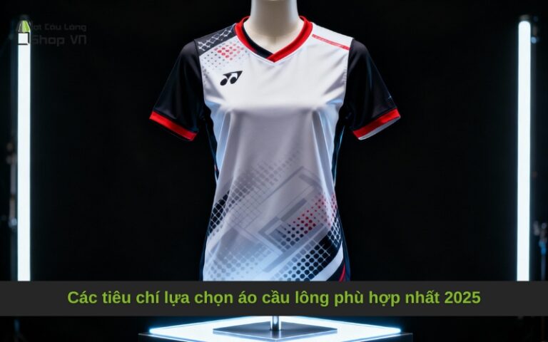 Các tiêu chí lựa chọn áo cầu lông phù hợp nhất 2025