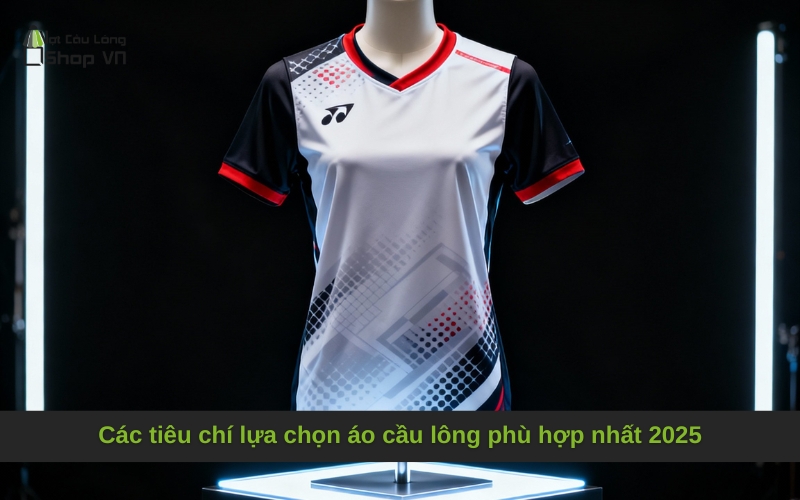 Các tiêu chí lựa chọn áo cầu lông phù hợp nhất 2025