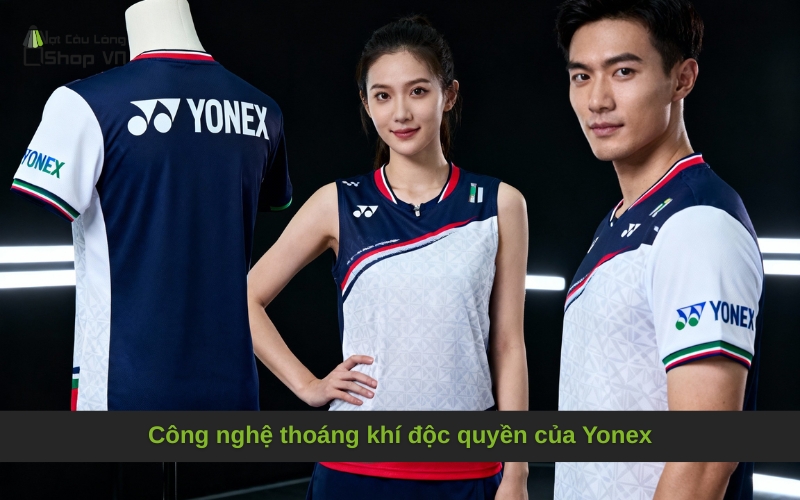 Công nghệ thoáng khí độc quyền của Yonex
