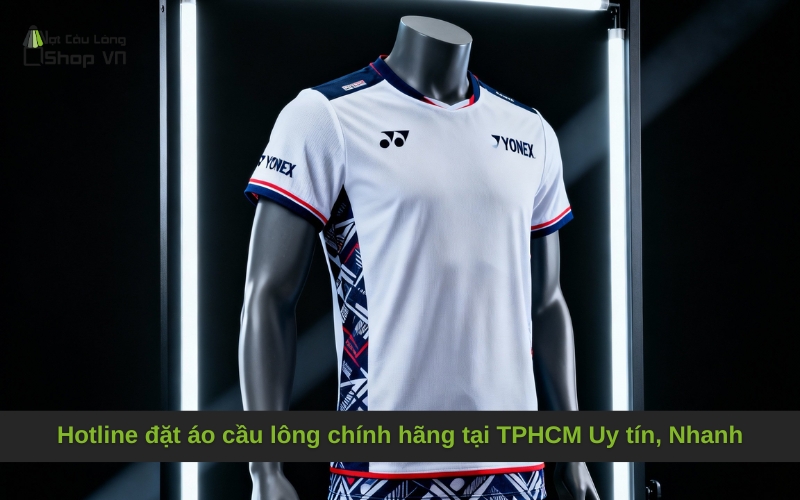 Hotline đặt áo cầu lông chính hãng tại TPHCM Uy tín, Nhanh
