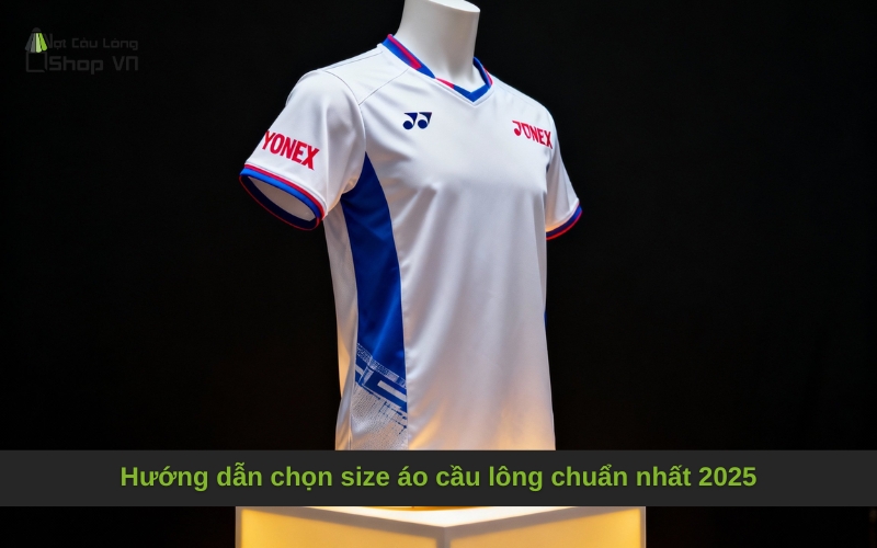 Hướng dẫn chọn size áo cầu lông chuẩn nhất 2025