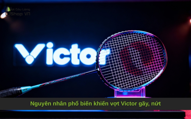 Nguyên nhân phổ biến khiến vợt Victor gãy, nứt