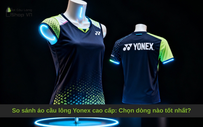 So sánh áo cầu lông Yonex cao cấp: Chọn dòng nào tốt nhất?