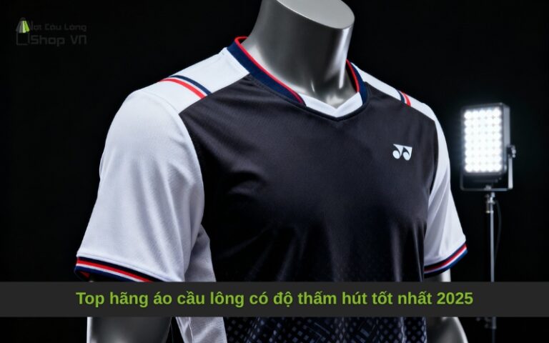 Top hãng áo cầu lông có độ thấm hút tốt nhất 2025