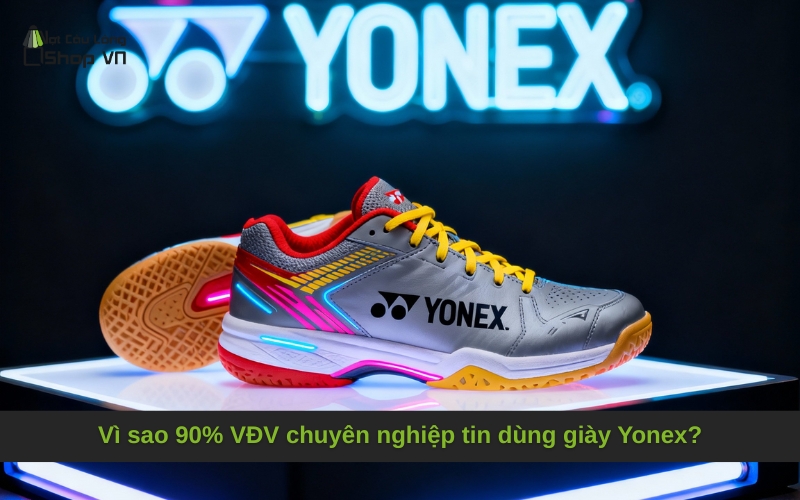 Vì sao 90% VĐV chuyên nghiệp tin dùng giày Yonex?