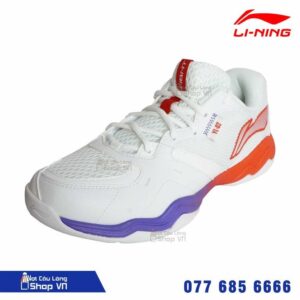 Giày Cầu Lông Lining Soundwave Ii Ayts016-3 Trắng/đỏ/xanh Dương Chính Hãng