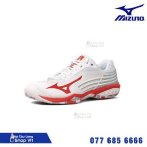 Giày Cầu Lông Mizuno Wave Claw 2 (71ga211063) Trắng/đỏ