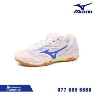 Giày Cầu Lông Mizuno Wave Fang Nx (71ga205011) Trắng/xanh