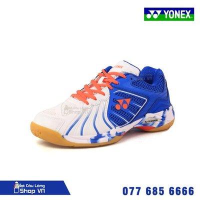 gi&agrave;y cầu l&ocirc;ng yonex super ace light 2 trắng xanh